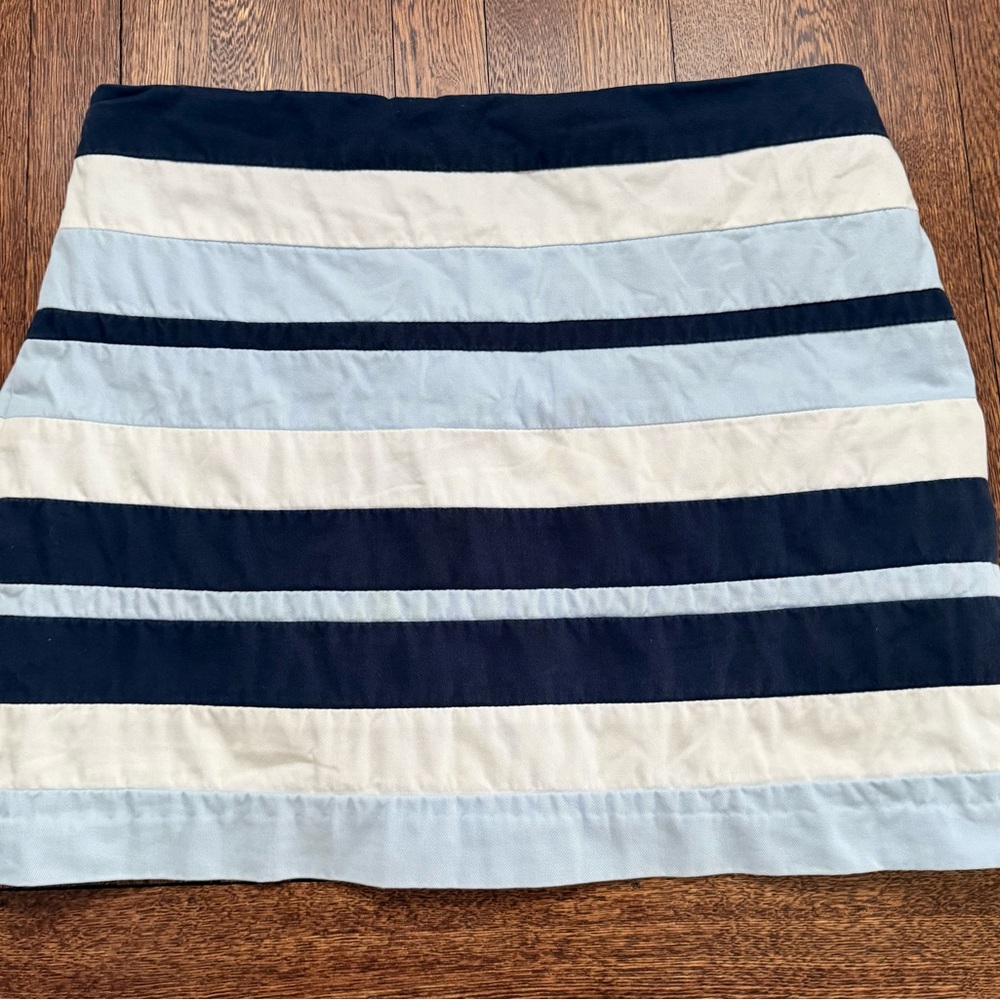 Tommy Hilfiger Striped Blue and White Skirt